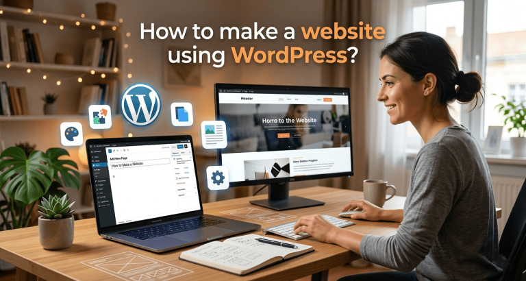 How to make a website using WordPress